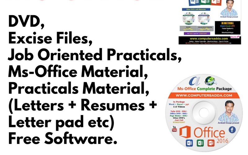 Ms-Office Job Oriented Package