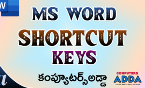 Ms-Word Complete Shortcut Keys