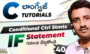 Conditional Control Statements || IF Statement